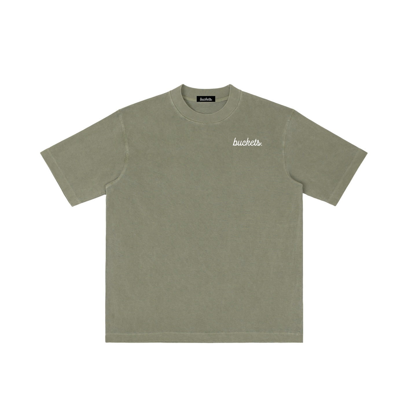 Mini "buckets." Oversized Tee