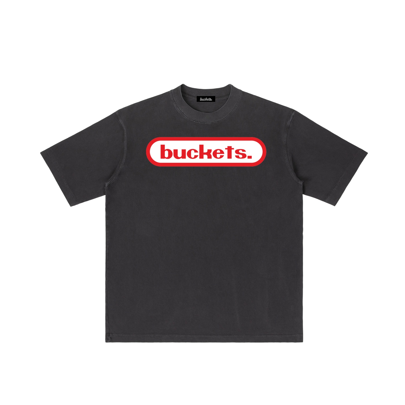 Retro "buckets." Oversized Tee - Image 2