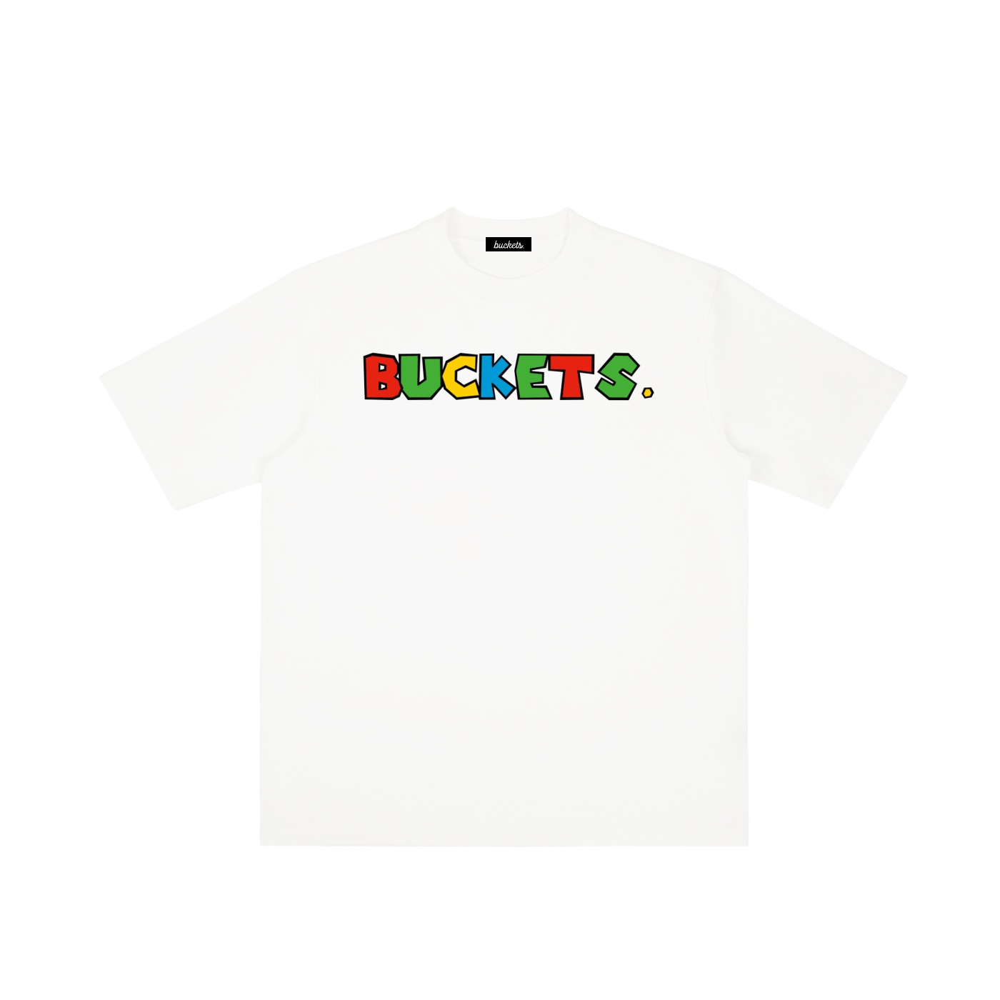 Super "buckets." Bros Oversized Tee