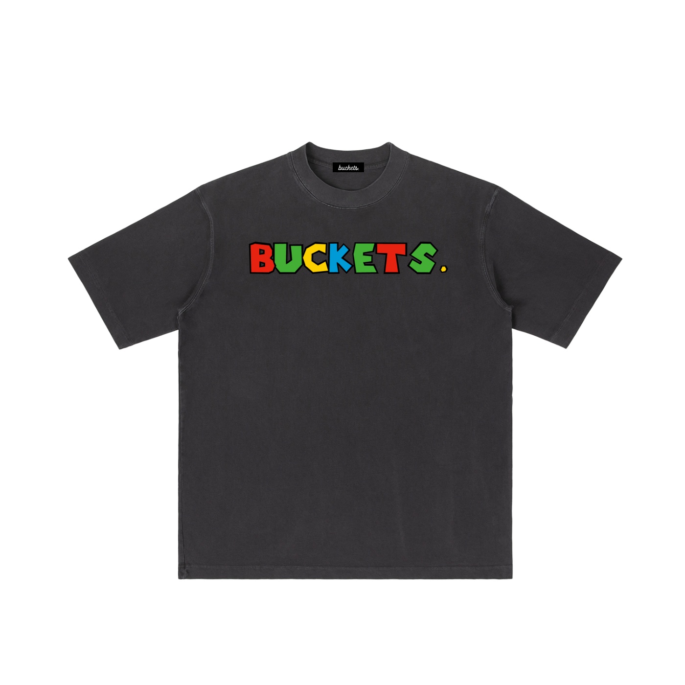 Super "buckets." Bros Oversized Tee - Image 3