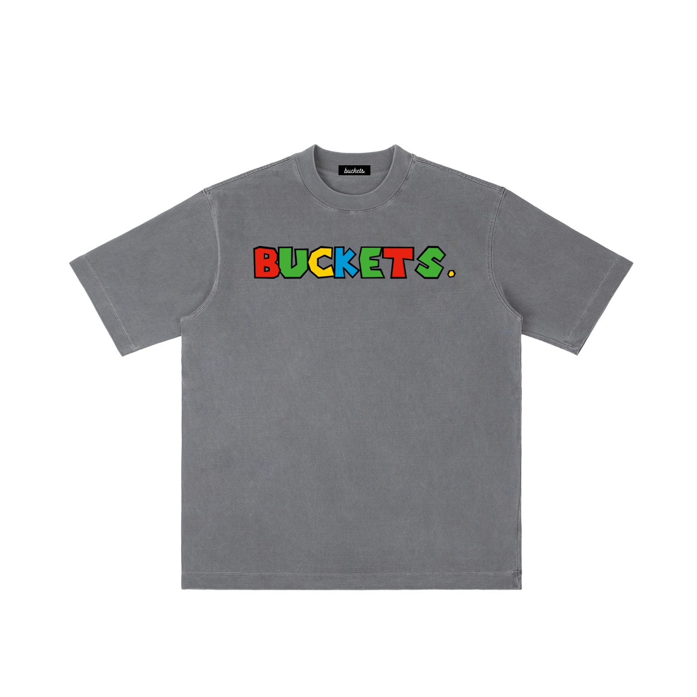 Super "buckets." Bros Oversized Tee - Image 2