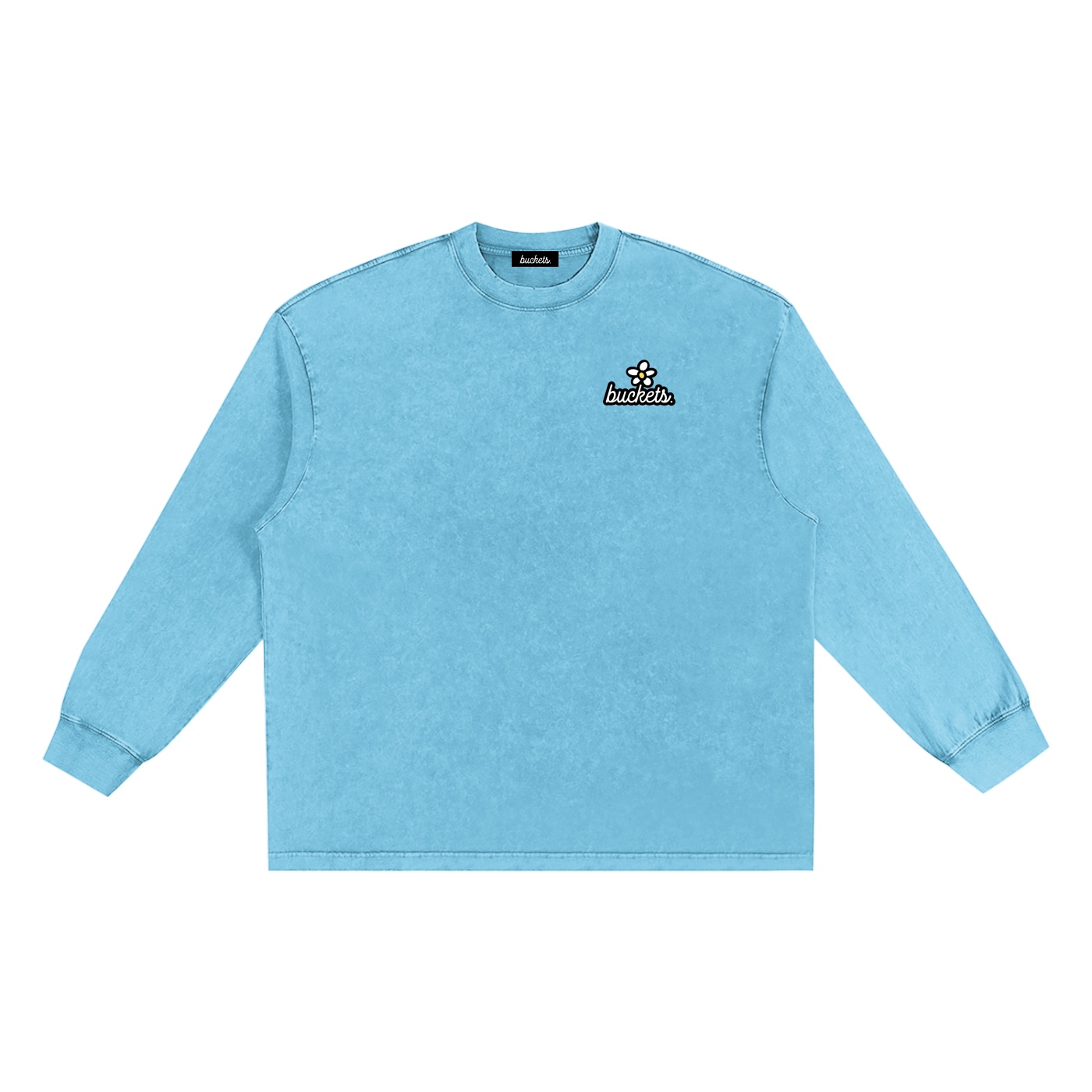 Happy "buckets." Long Sleeve Tee - Image 6
