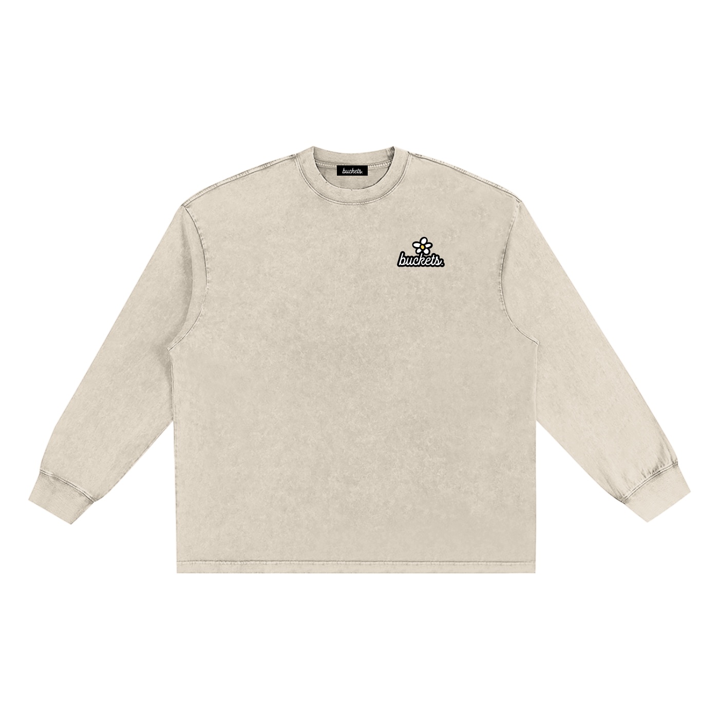 Happy "buckets." Long Sleeve Tee - Image 4