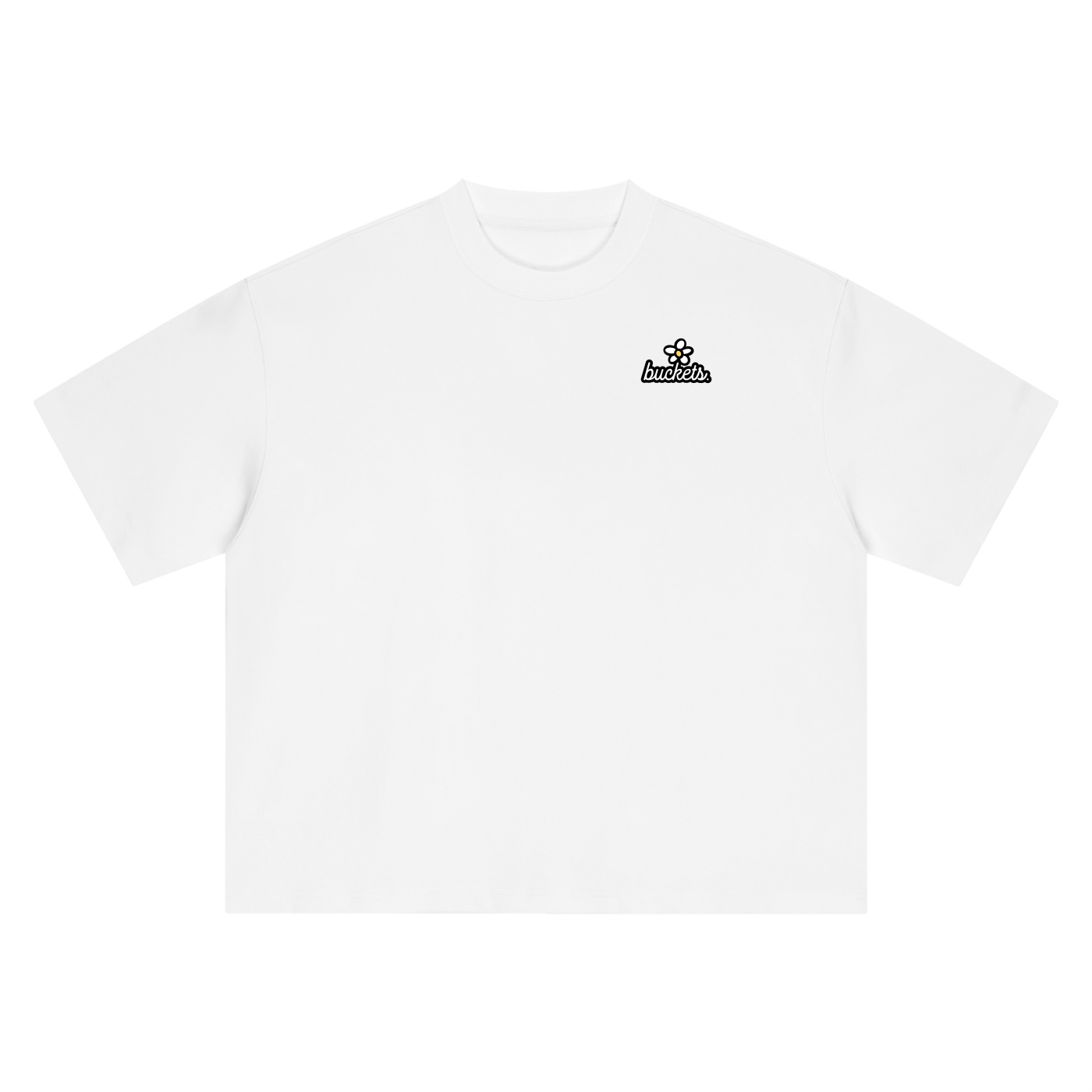 Happy "buckets." Boxy Tee - Image 4