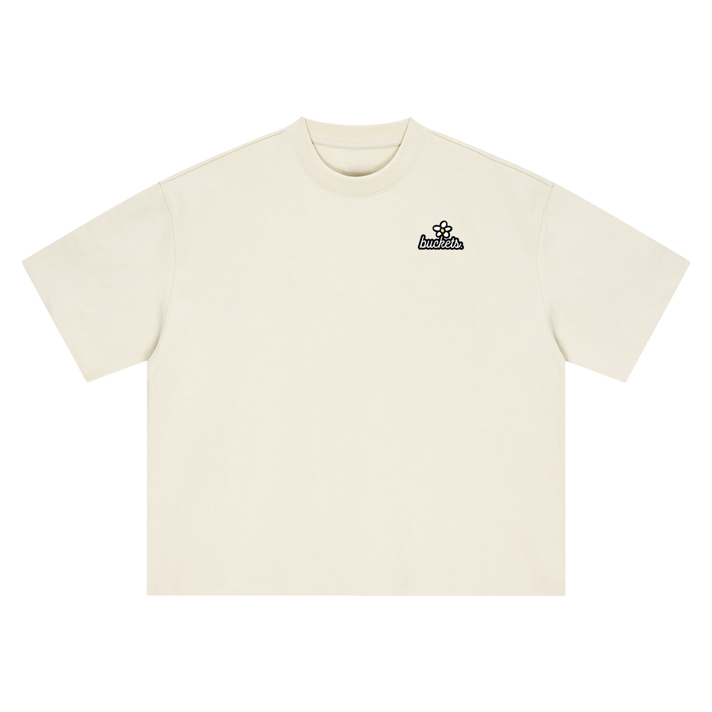 Happy "buckets." Boxy Tee - Image 3