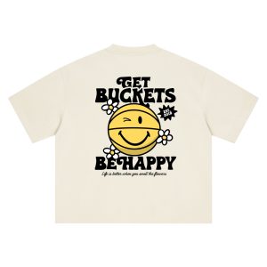 Happy "buckets." Boxy Tee