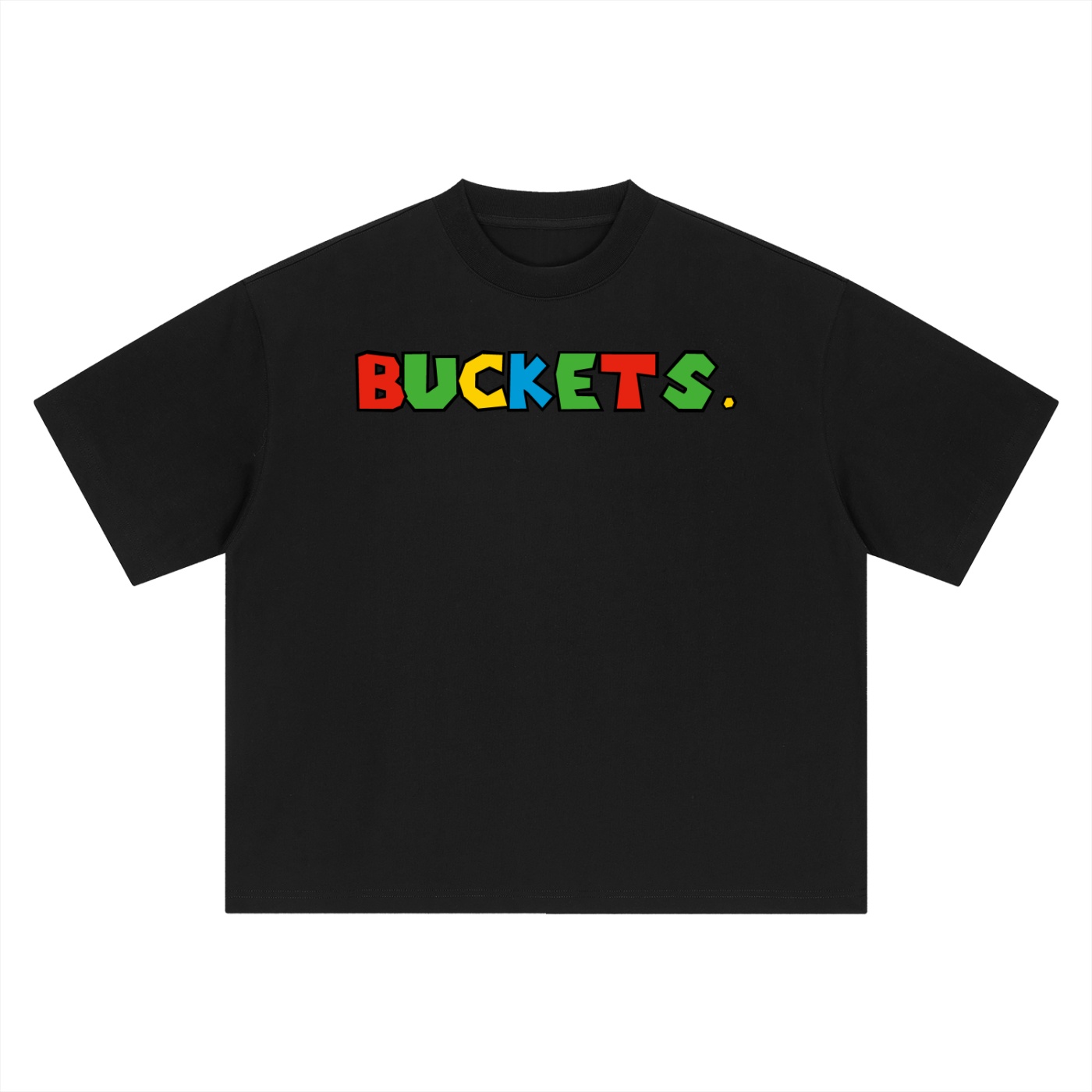 Super "buckets." Bros Boxy Tee - Image 3