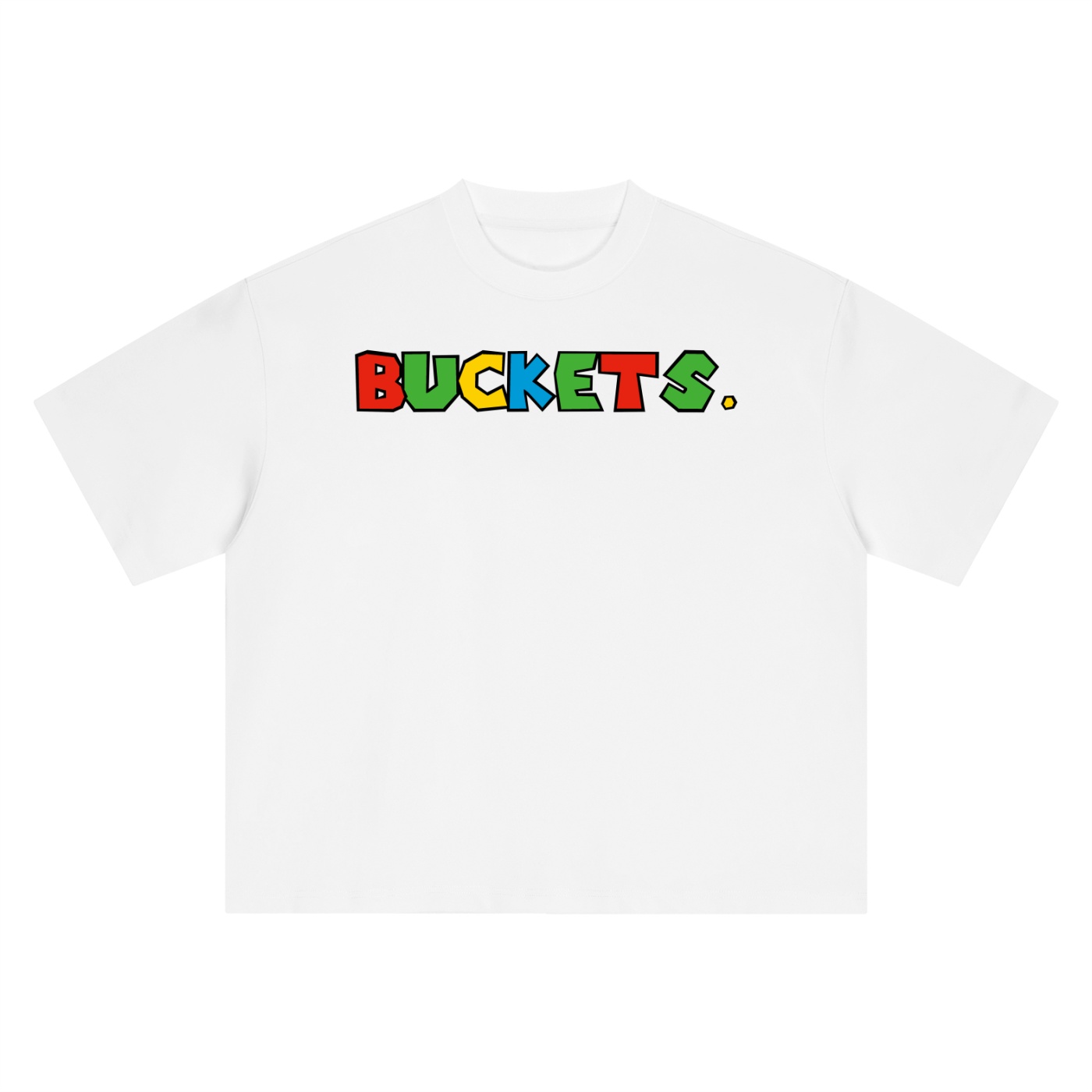 Super "buckets." Bros Boxy Tee - Image 5