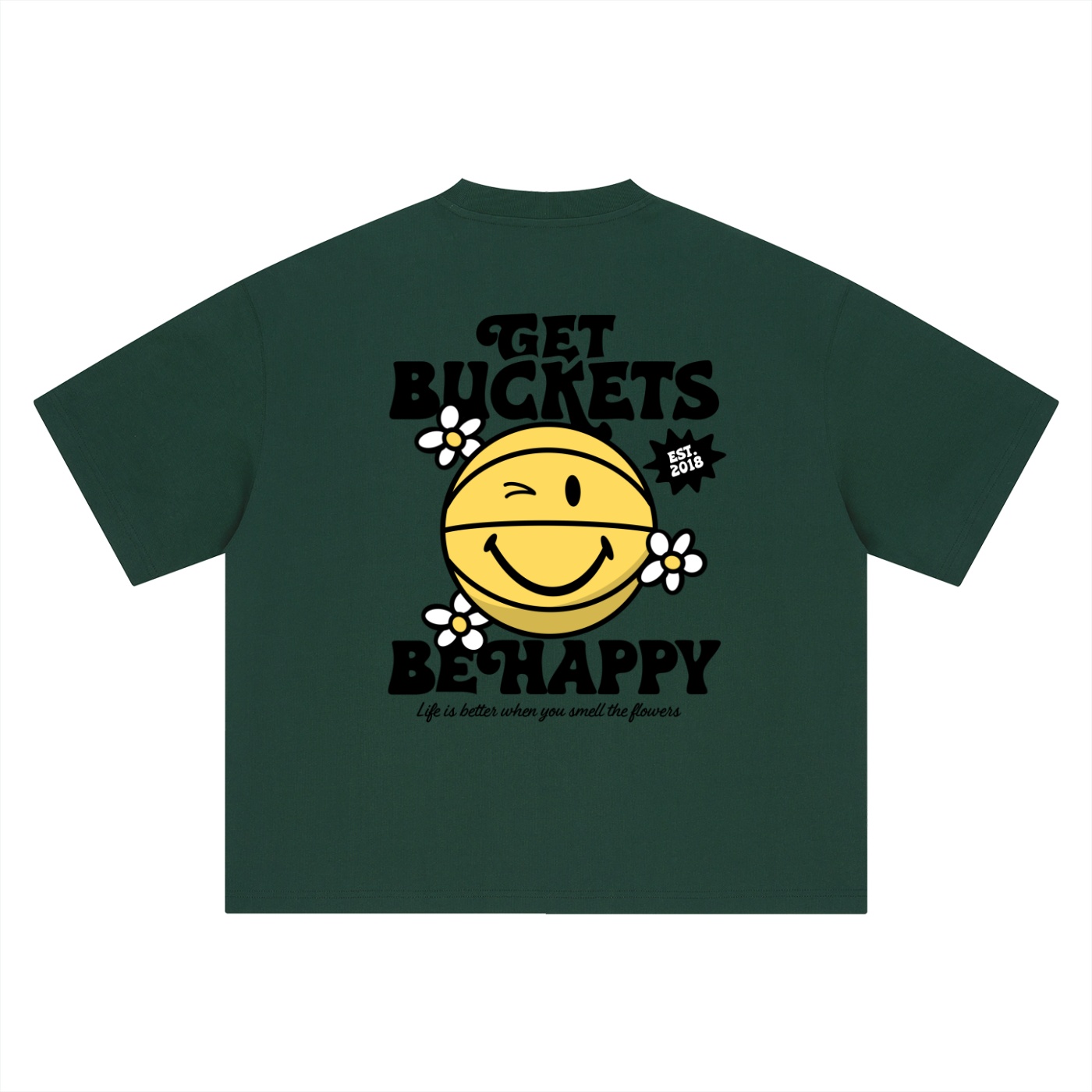 Happy "buckets." Boxy Tee - Image 14